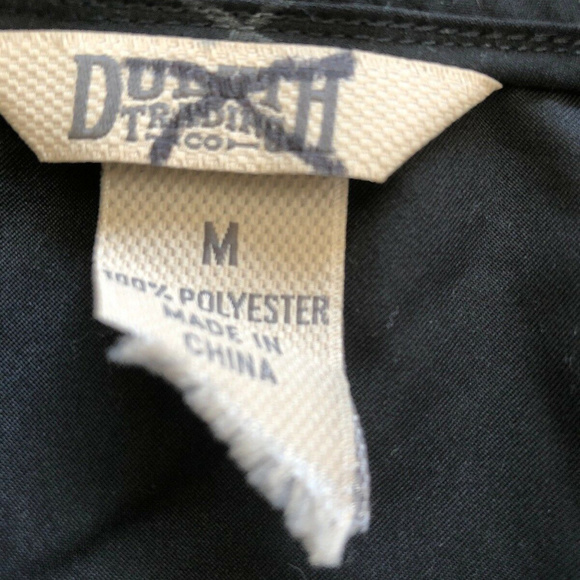 Duluth Trading black long sleeve 1/2 zip - mens M - Picture 4 of 4